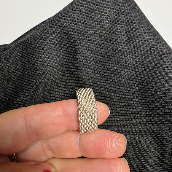 Silver Mesh Ring - Picture 3 of 8